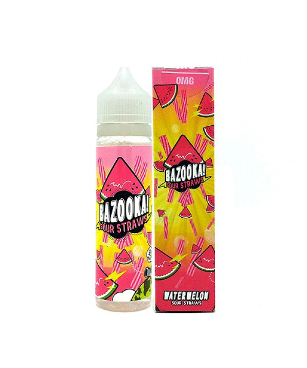 Watermelon Sour Straws by Bazooka Sour Straws 60ml