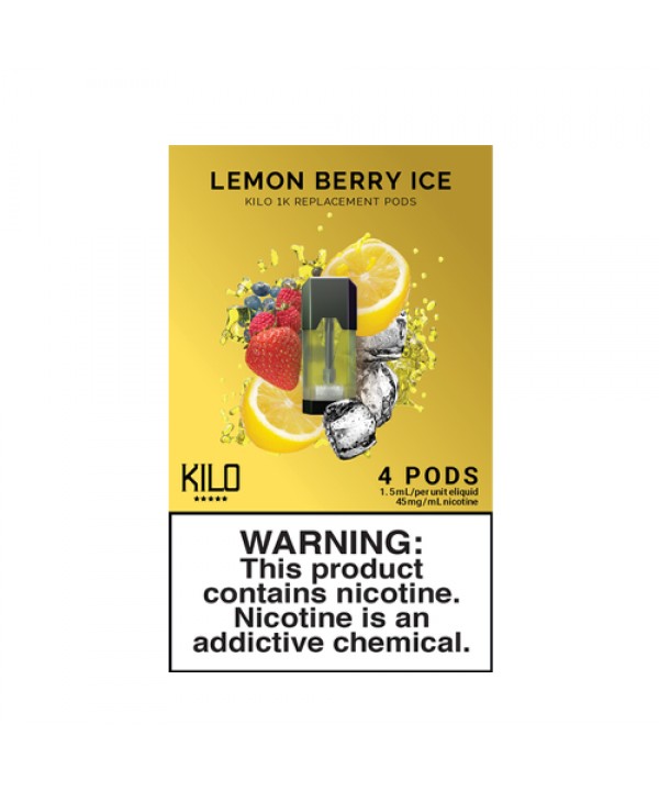 Lemon Berry Ice - Pack of 4 Pods by Kilo 1K