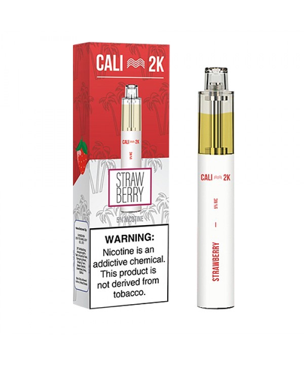 Strawberry Disposable Pod (2000 Puffs) by Cali Bar...
