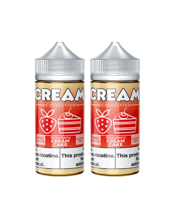 2PACK BUNDLE Strawberry Cream Cake by Vape 100 Cre...